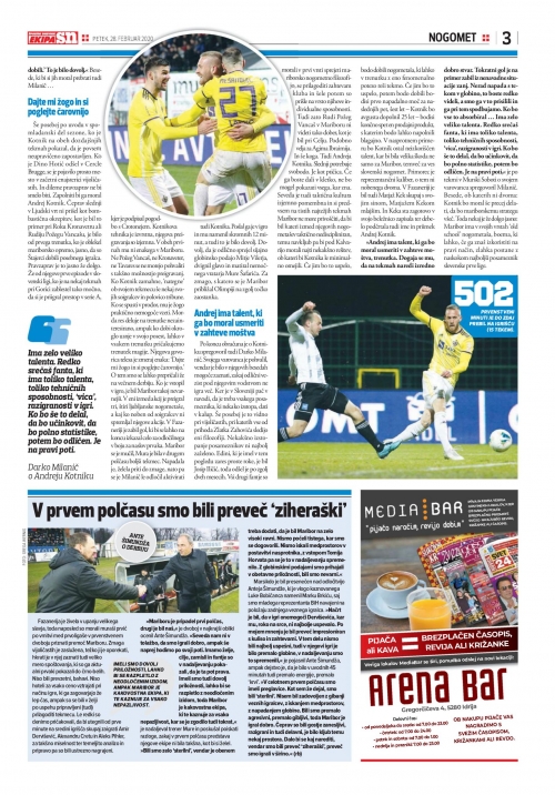 Izjava Anteja Šimundže po tekmi Mura : Maribor.