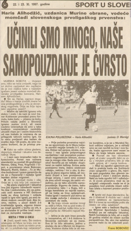 Naredili smo ogromno, naša samozavest je čvrsta.