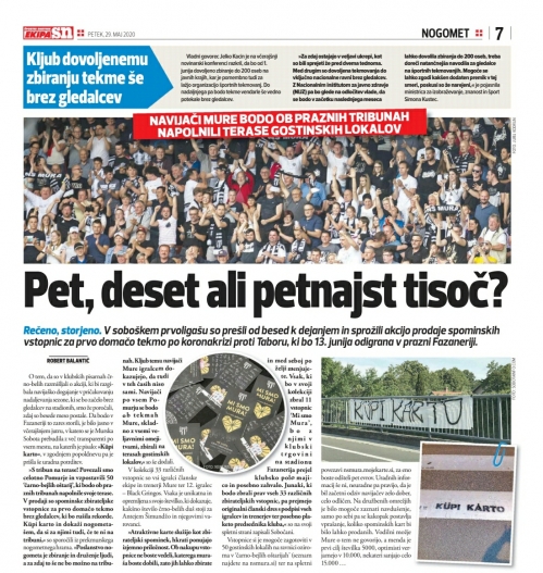 Pet, deset ali petnajst tisoč.