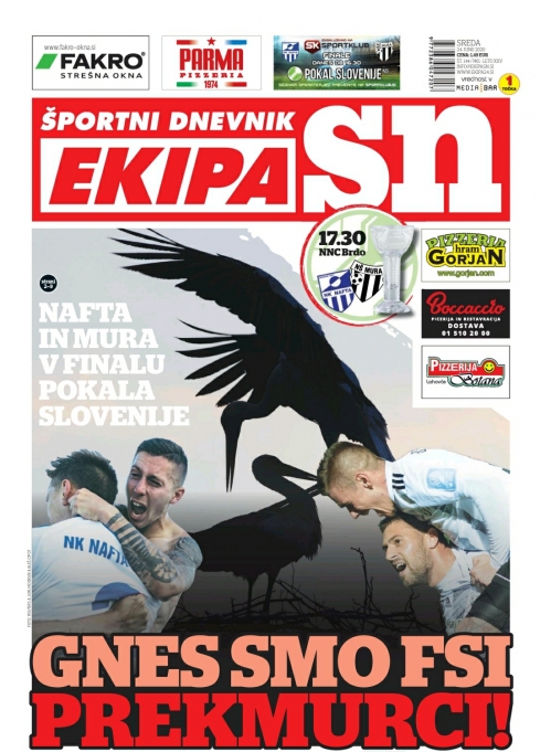 Naslovnica Ekipe 24. junija 2020
