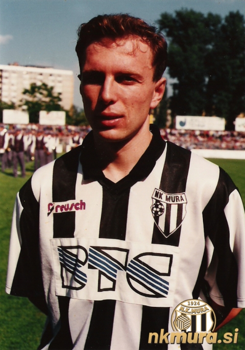 Robert Belec leta 1994 na finalni pokalni tekmi Maribor : Mura.