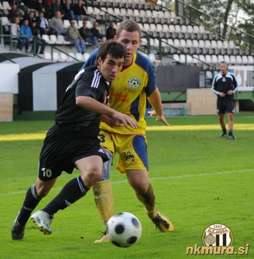 Mitja Lotrič na tekmi Mura : Roltek Dob (19. september 2010)