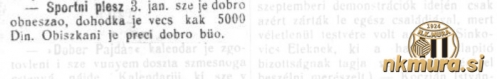 Na prvem športnem plesu so zbrali več kot 5000 dinarjev.