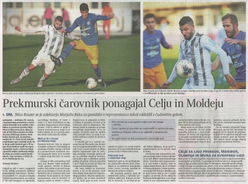 Nino Kouter v intervjuju za časnik Delo