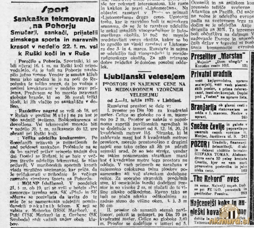 Mura mora javiti, če želi igrati pokalne tekme v sezoni 1926/1927.