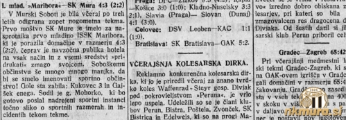 Tekmo med Muro in Mariborom so zaznamovali incidenti.