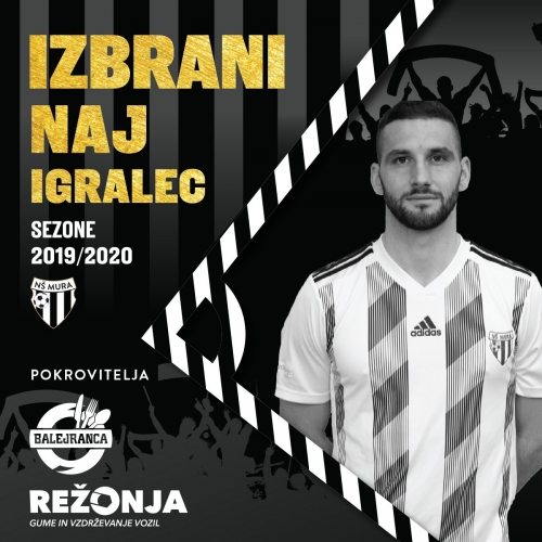 Nino Kouter je po mnenju obiskovalcev uradne spletne strani nsmura.si postal naj igralec sezone 2019/2020.