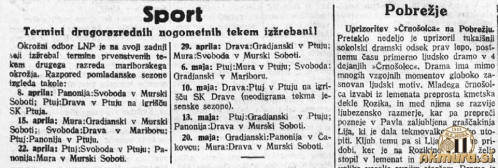 V spomladanskem delu prvenstva čaka Muro še pet tekem.