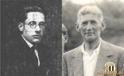 Podpredsednika Mure, Slavko Vutkovič (levo) in Koloman Hirschl (desno).