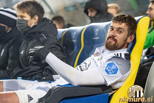 Strelec dveh zadetkov, Amadej Maroša na tekmi Celje : Mura, 20. decembra 2020.