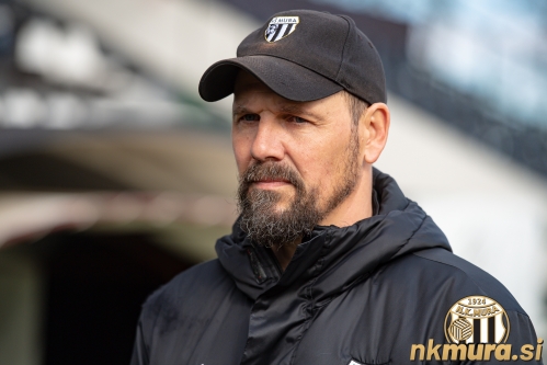 Ante Šimundža na medijskem terminu pred tekmo Mura : Maribor (14. 3. 2021).