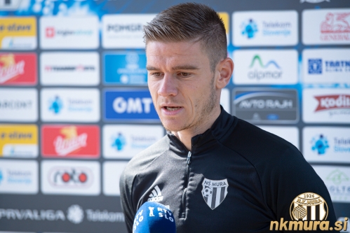 Luka Bobičanec pred tekmo, ki odloča o državnem prvaku v sezoni 2020/21.
