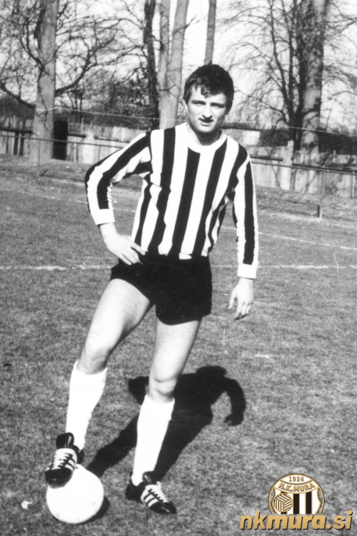 Ervin Kerčmar mlajši v igralskih letih.