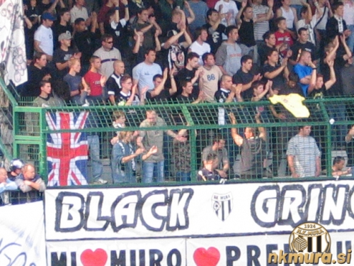 Navijaška skupina Black Gringos.