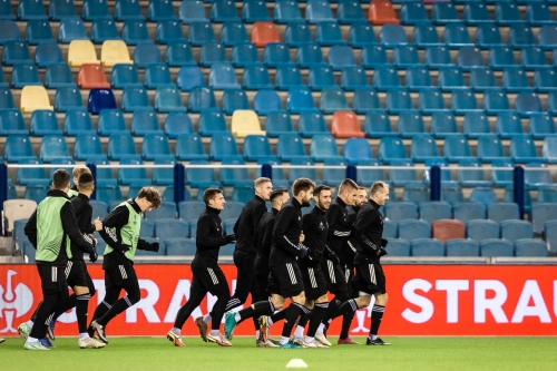 Ogrevanje pred treningom.