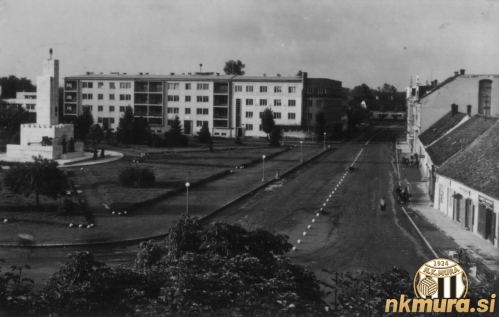 Center Murske Sobote po 2. svetovni vojni.