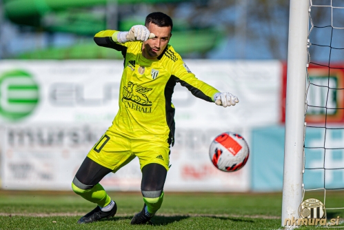Marko Zalokar na tekmi Mura : Aluminij (18. april 2022).