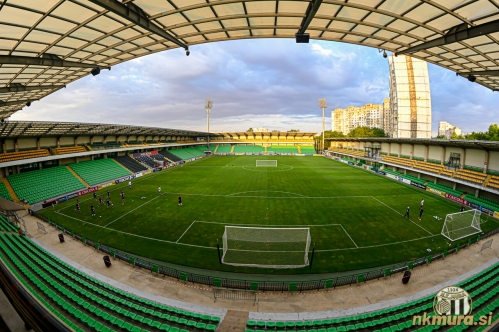 Trening Mure na stadionu Zimbru.