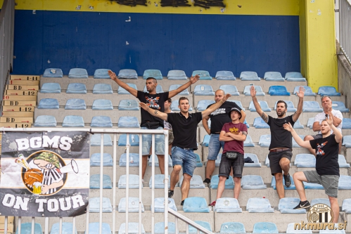 Navijaška skupina Black Gringos v Domžalah.