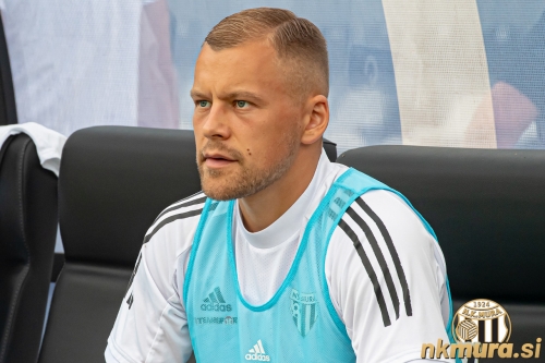 Domantas Šimkus na tekmi Mura : Maribor, 28. avgust 2022.