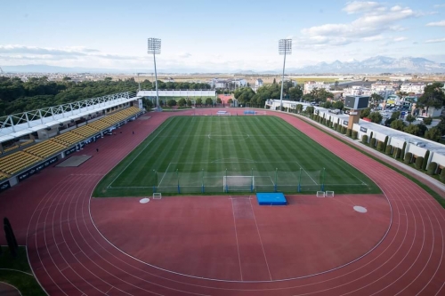 Tekma med Muro in vodilno ekipo ukrajinskega prvenstva je bila odigrana na stadionu Gloria Sports Arena v Beleku.