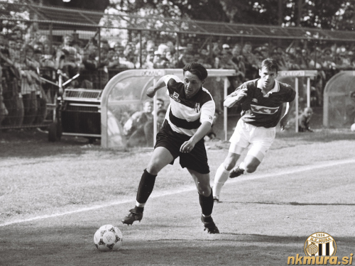 Adamo Baranja na tekmi Mura : SCT Olimpija, 15. maj 1994.