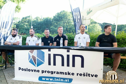 Od leve: Smiljan Kuhar, Žiga Kous, Robert Koren, Gregor Balažic, Dejan Grabić in Robert Kuzmič.
