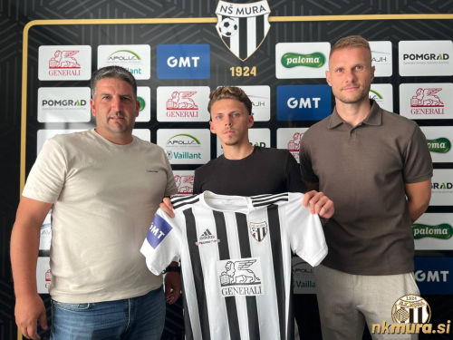 Športni direktor Denis Rajbar, Ben Cottrell in tehnični direktor Gregor Balažic.