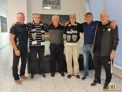 Od leve: Feri Cifer, Štefan Černjavič, Ivan Mertük, Karel Glažar, Štefan Šavel in Bojan Jančar.