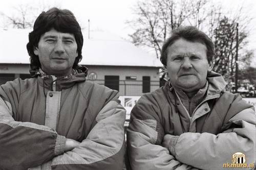 Milivoj Gavrilović (levo) in Miloš Šoškić v sezoni 1993/94.