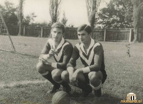 Anton Šarotar (levo) in Stevo Dozet (desno) sta pred pričetkom sezone 1961/62 prestopila v Celje.