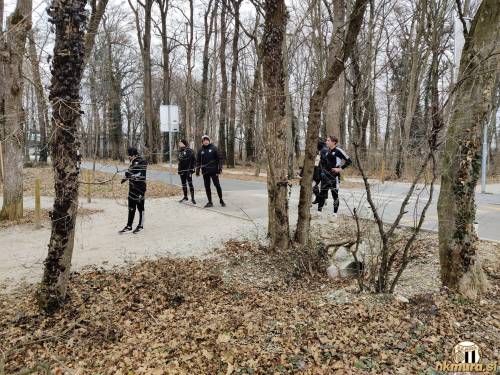 Nabiranje kondicije v rekreacijskem parku Fazanerija.