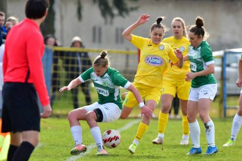 Sara Makovec v dresu Pomurja.