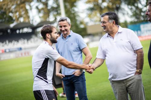 Klemen Pucko, Agron Šalja in George Juncaj.