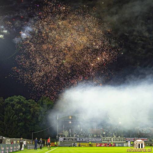 Ognjemet na tekmi Mura : Olimpija, 11. september 2021.