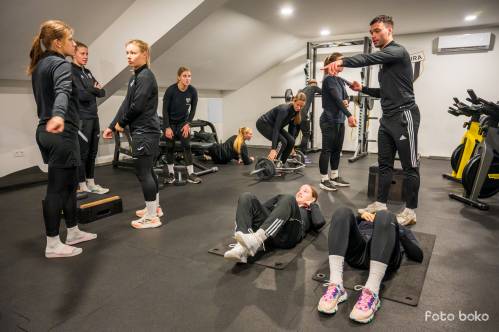 Trening murašic v Mura gymu.