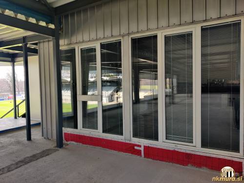 Prostori za severozahodno tribuno.