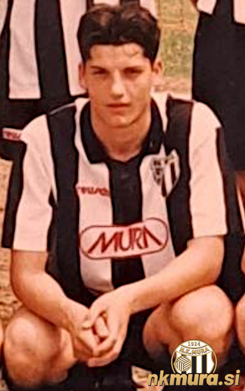 Aleš Müller v času, ko je bil mladinec.