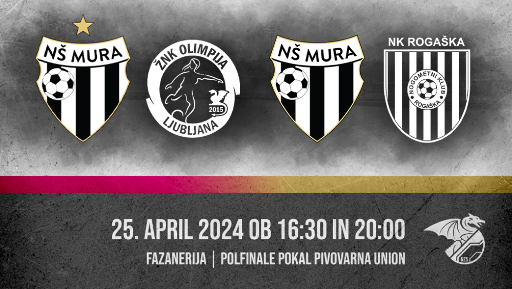 Klubska grafika ob polfinalu pokala.