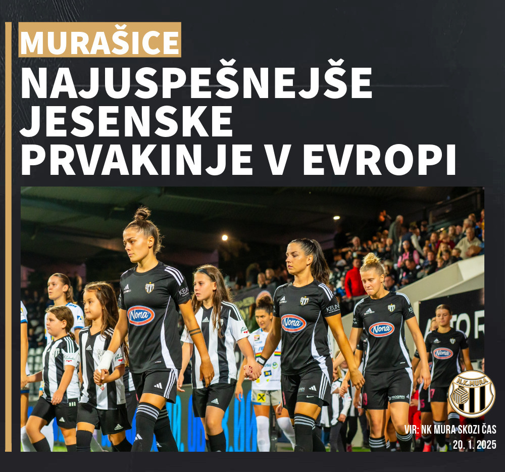 Murašice so daleč najuspešnejše jesenske prvakinje v Evropi.