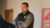 Ivan Kurtušić na enem izmed intervjujev kot trener FK Voždovac.