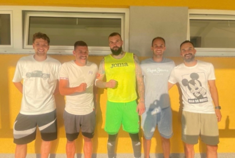 Od leve: Kai Cipot, Amadej Maroša, Filip Gačevski, Matic Maruško in Žiga Kous.