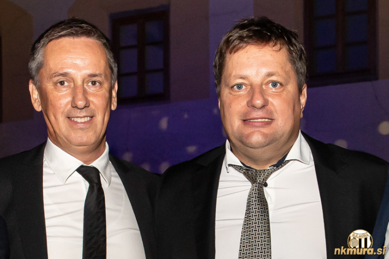 Poslovni direktor Aleš Kegelj in predsednik Robert Kuzmič.