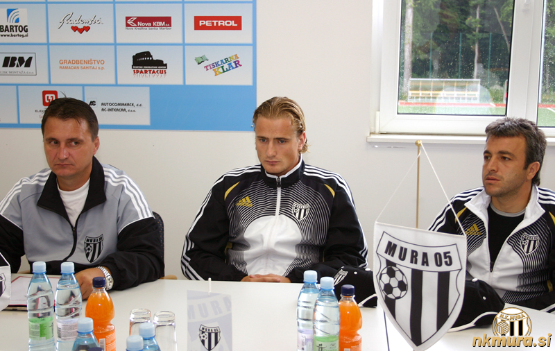 Edin Osmanović (trener), Peter Plošnik in Kliton Bozgo.